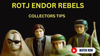 Star Wars Return ofthe Jedi Endor figures Part 1 [upl. by Irtimed]