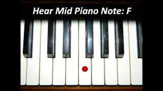 Hear Piano Note  Mid F [upl. by Supat]