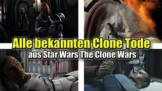 ALLE BEKANNTEN KLON TODE aus Clone Wars 2k Special  von Hardcase [upl. by Yannodrahc151]