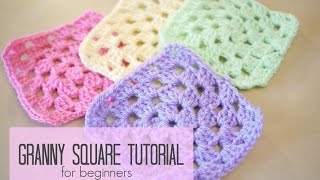 CROCHET How to crochet a granny square for beginners  Bella Coco [upl. by Fidele]