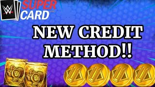 NEW CREDIT METHOD FOR WWE SUPERCARD HOW TO GET MORE CREDITS ON WWE SUPERCARD [upl. by Dash121]