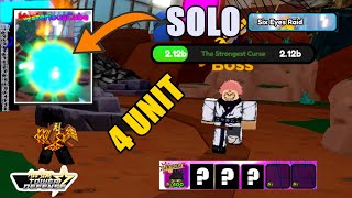 SOLO SIX EYES RAID 4UNIT OGUN MONTGOMERY 6 STAR META BURN ALL STAR TOWER DEFENSE ROBLOX astd2024 [upl. by Accebar]