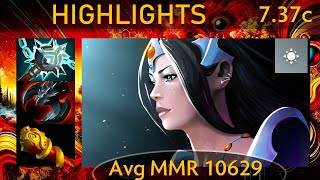 ⭐ 737c Mirana KAD  35 KP  71 Carry Highlights  Dota 2 Top MMR [upl. by Brass]