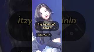 İtzy Üyelerinin Yaşları babymonster kesfet itzy midzy imnotcool fypシ゚viral viralvideo idols [upl. by Anhavas142]