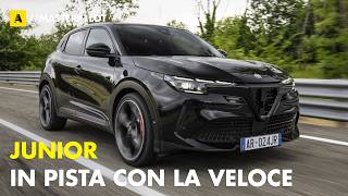 Alfa Romeo JUNIOR Veloce 2024  La prima PROVA in pista Ecco come si guida [upl. by Dlonyer11]