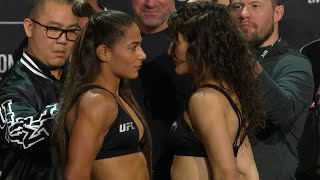 Tabatha Ricci vs Loopy Godinez  Weighin FaceOff  UFC 295 Procházka vs Pereira  rWMMA [upl. by Nylcoj269]