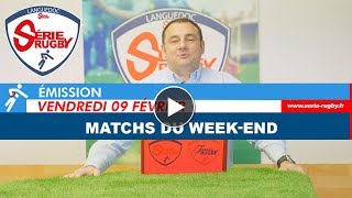 Emission Série Rugby Vendredi 09 Février 2018 [upl. by Ellednahs]