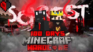 We Spent 100 Days in Zombie Apocalyps  Minecraft Hardcore 100 days Survival [upl. by Jillayne]