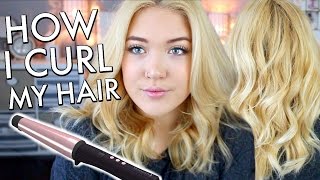 How To Get Beachy Waves  How To Curl Your Hair With A Wand [upl. by Eniledam]