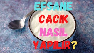 SARIMSAKSIZ CACIK NASIL YAPILIR  YEMEK TARİFLERİ [upl. by Destinee117]