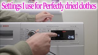 Bosch Heat Pump Dryer wont dry clothes properly Ill show you how [upl. by Abbie714]