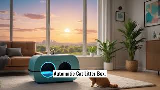 Fully Automatic Cat Litter Box Smart Cat Toilet [upl. by Micheline801]