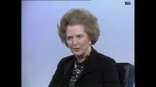 Margaret Thatcher interview  Conservative  British Politics  1982 [upl. by Ahsitam946]