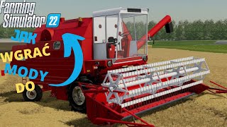 Jak pobrać i wgrać mod do Farming Simulator 22 🤔 FS22 [upl. by Cheffetz824]