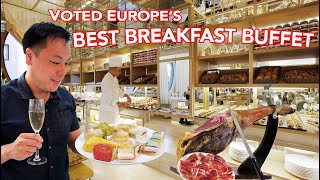 Is this Europes Best Breakfast Buffet Majestic Breakfast in Barcelona [upl. by Barna]