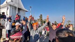 Dhol Dhaku kud dance at Kul devta temple lekhrella 🙏Part 1 [upl. by Annoyed]