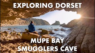 Exploring Dorset Walking from Lulworth Cove to Mupe Bay Smugglers Cave [upl. by Elberta]