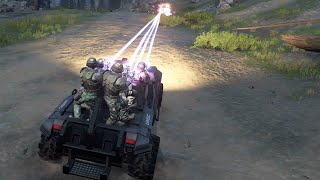 Halo Infinite Marines Are INSANE With Legendary Weapons [upl. by Eelta]