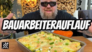 Hackfleisch Auflauf für Bauarbeiter  030 BBQ [upl. by Aehta690]