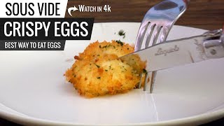 Sous Vide CRISPY EGGS Perfection Best SOUS VIDE EGG Guaranteed [upl. by Kennan]