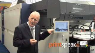 Quick Demo Screen Truepress SX inkjet press [upl. by Rebmeced]