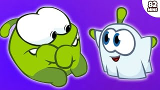 Om Nom Stories  Om Nom And The Friendly Ghost  Funny Cartoons For Kids by HooplaKidz TV [upl. by Ataliah]