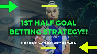 Over 05 Goals 1st Half FOOTBALL BETTING STRATEGY Highly Profitable System [upl. by Shelby]