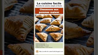 Recette de chausson aux pommes maison [upl. by Selby]