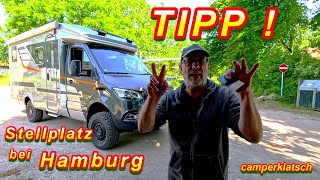 WOHNMOBILSTELLPLATZ an der A7 bei Hamburg❗️Einladend GRÜN  GROSSZÜGIG‼️GEHEIMTIPP für alle Camper👍 [upl. by Llemar]