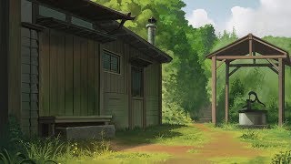 Ghibli Environment Painting in Procreate  ipadpro [upl. by Hnaht713]