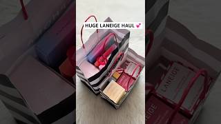 Can You Count How Many Laneige Products I Bought 🥹💕 laneige sephorahaul shorts didelina [upl. by Eigla]