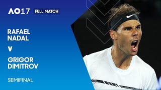 Rafael Nadal v Grigor Dimitrov Full Match  Australian Open 2017 Semifinal [upl. by Iong]