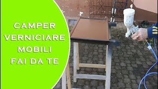 🚐 Camper come verniciare i mobili fai da te  change color camper furniture [upl. by Jillayne]