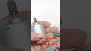 Dc Motor ile Elektrik Üretmek freeenergy energy [upl. by Nikal]