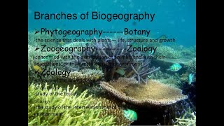 What are the branches of zoogeography Biology expert [upl. by Joed714]