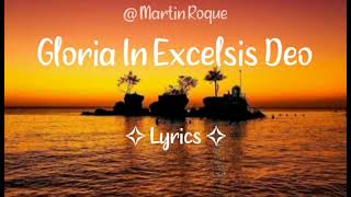 Gloria In Excelsis Deo  LYRICS SONG [upl. by Anerhs152]