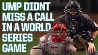 Umpire calls a perfect game in the World Series a breakdown [upl. by Richma149]