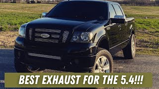 THE BEST EXHAUST FOR A 20042008 F150 54 TRITON FLOWMASTER 10 SERIES [upl. by Galang]