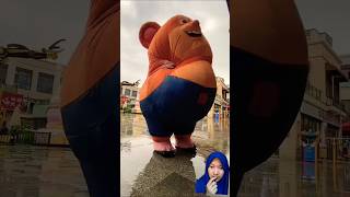 Ticus yang lucu main air hujan shorts dubbinglucu reaction kids anak viral funny [upl. by Malcah]