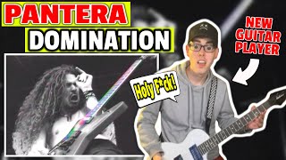 BEGINNER GUITARIST Reacts To PANTERA  quotDOMINATIONquot LIVE IN MOSCOW [upl. by Nnayecats800]