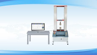 Double Columns Tensile Testing Machine  Operation Video [upl. by Greenland]