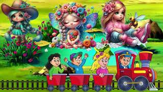 Gadi Aayi Gadi Aayi Chuk Chuk Chuk 🚂  Fun Train Song for Kids  Hindi Nursery Rhymes for Kidsquot [upl. by Dielle]