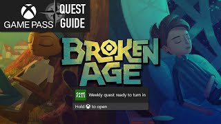 Broken Age Weekly Xbox Game Pass Quest Guide  Complete One Objective  60 Minutes as Vella or Shay [upl. by Ielirol]