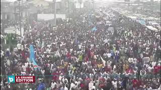 Après le meeting de Ndjili la Police déplore le mauvais comportement des militants de Lamuka [upl. by Demmahum35]