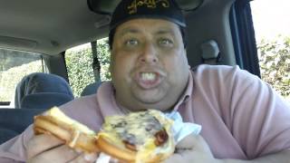 Carls Jr Hillshire Farm® Smoked Sausage Breakfast Sandwich REVIEWED [upl. by Acisseg582]