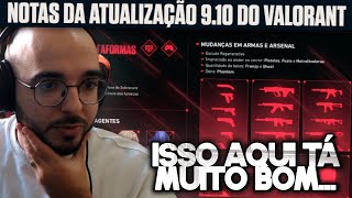 SACY ANALISANDO E TESTANDO TUDO DAS NOVAS MUDANÇAS DO PATCH 910 DO VALORANT [upl. by Witherspoon911]