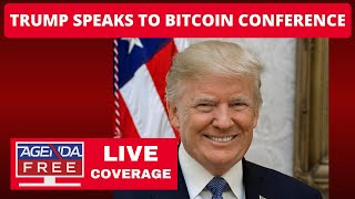 Trump Speaks to Bitcoin Conference  LIVE Breaking News Coverage [upl. by Llenhoj]