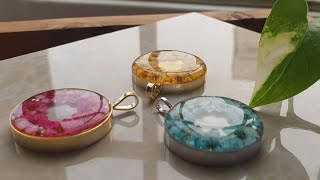 Epoxy resin tutorial  The idea of ​​making a resin necklace [upl. by Mari]