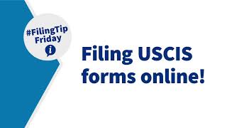 USCIS Forms Filing USCIS forms online [upl. by Lilla815]