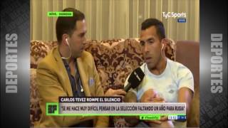 La confusión de Tevez al hablar de hamburguesas [upl. by Dorrej621]